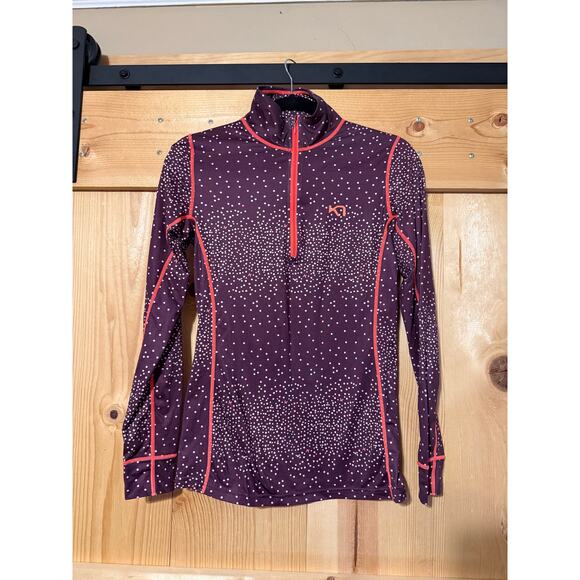 Kari Traa Meteor Half-Zip Base Layer Top Womens S - Picture 1 of 4